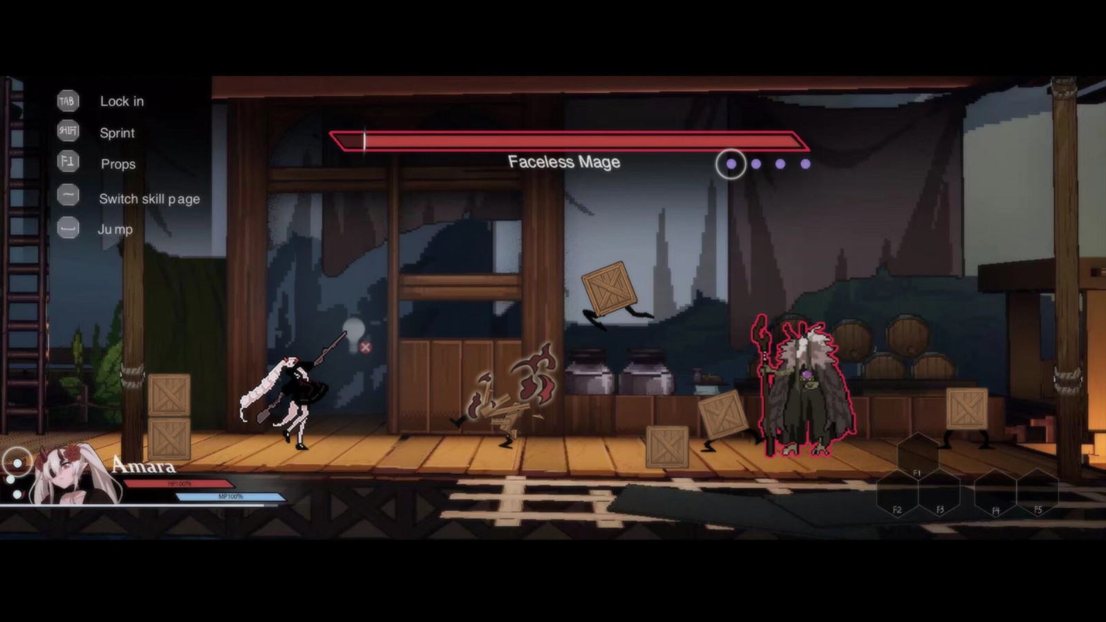 像素风动作冒险游戏《阿玛拉:魔神之意》Steam页面 发售日待定