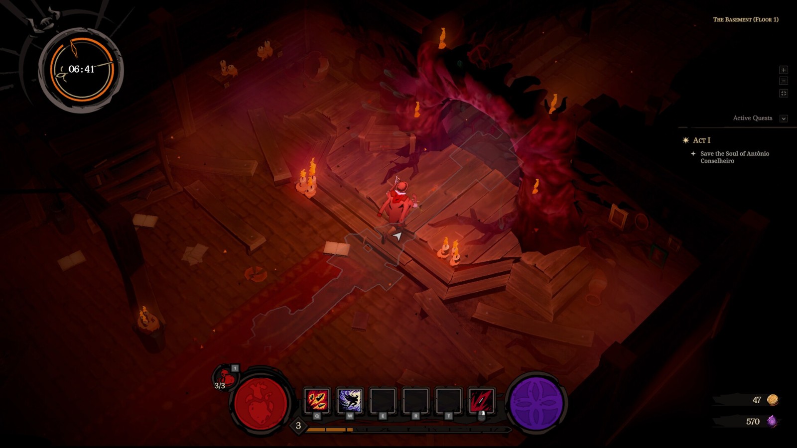 肉鸽游戏《Hell  Clock》Steam页面 明年发售