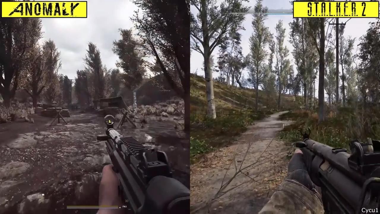 《潜行者》画质Mod与《潜行者2》对比 谁更棒？