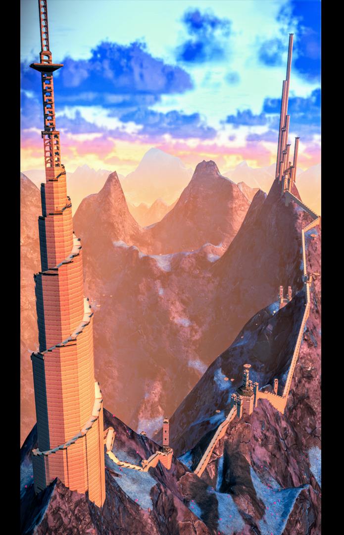 再现奇观《无人深空》玩家花费8000个模块建出“长城”