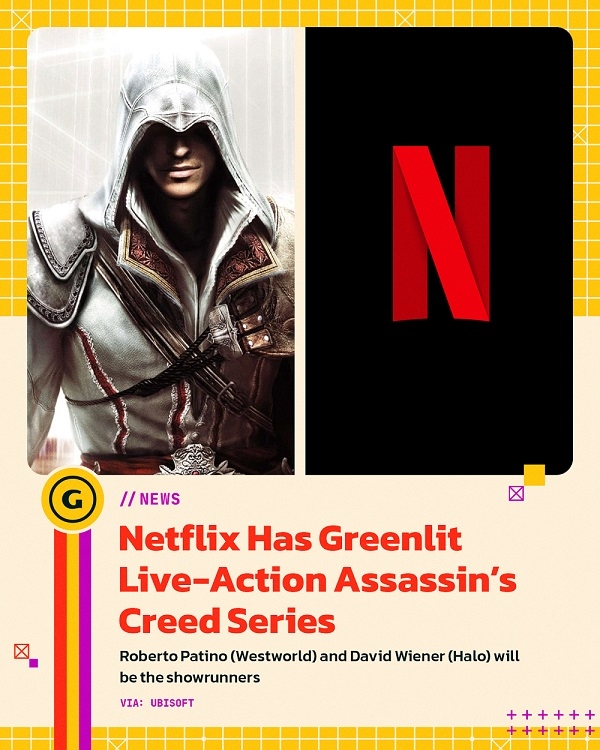 网飞投拍《刺客信条》剧集