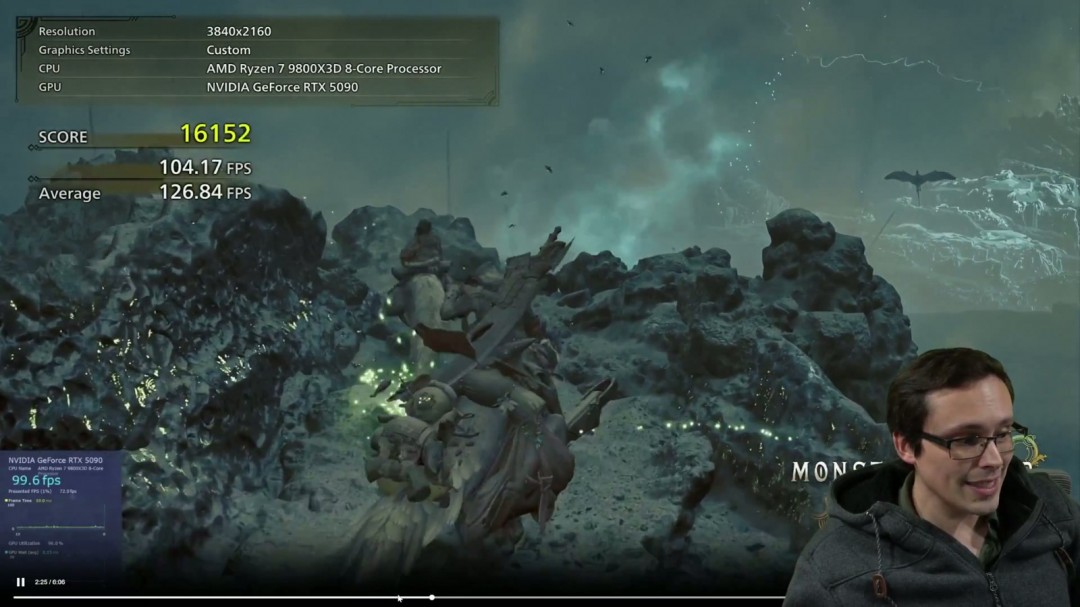 《怪物猎人：荒野》PC测试 原生1080P难倒RTX  3060