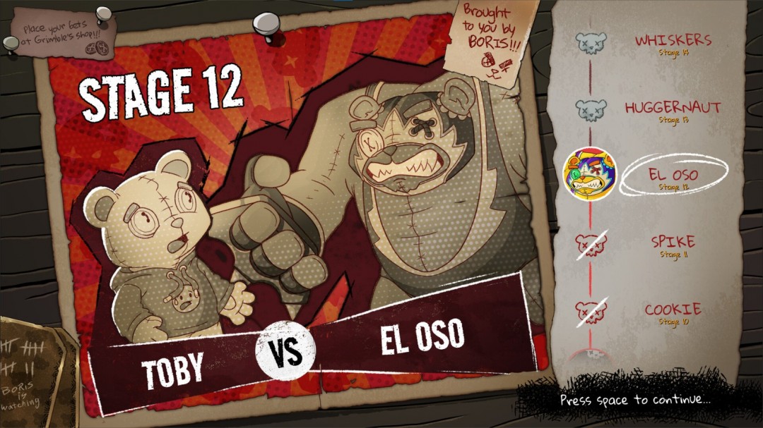 Roguelike卡牌构筑游戏《Bearly  Brave》Steam页面 年内发售