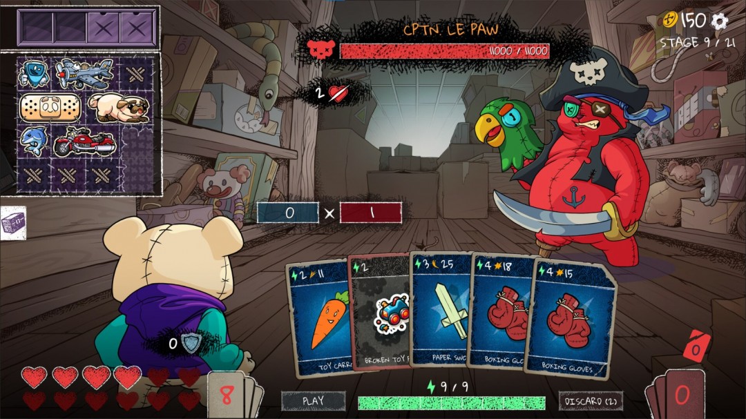 Roguelike卡牌构筑游戏《Bearly  Brave》Steam页面 年内发售