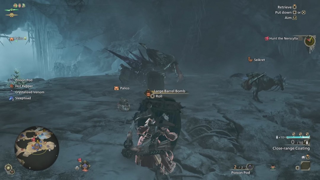 PlayStation官方《怪物猎人：荒野》新实机演示 狩猎“影蜘蛛”