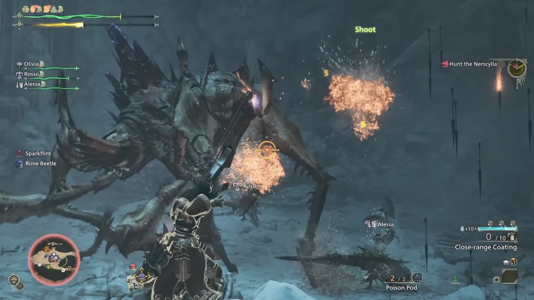 PlayStation官方《怪物猎人：荒野》新实机演示 狩猎“影蜘蛛”