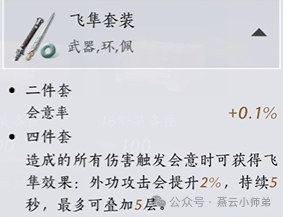 《燕云十六声》少东瓜!新赛季无名剑法你知道该如何搭配心法/装备/奇术/词条吗?你们的三率都够了吗?